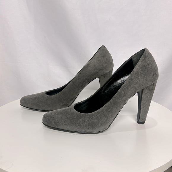 Prada Gray Suede Pumps | Size 36.5 - Picture 1 of 8